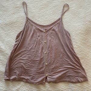 Aerie soft and sexy button down tank top
